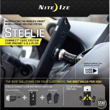 Nite Ize Steelie Connect Case for Iphone 6+ & 6S+ STCNTI6P-01-R8