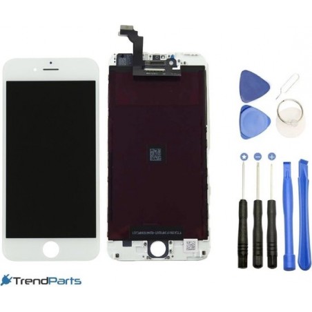 Compleet LCD scherm met touchscreen voor Apple iPhone 6 (6G) WIT + toolkit (white)