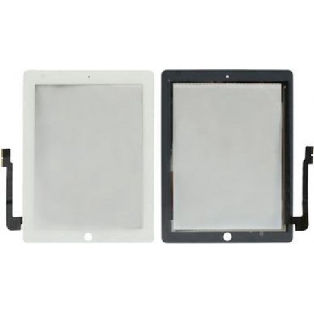 Let op type!! Touch Panel for New iPad (iPad 3) / iPad 4   White(White)