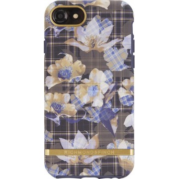 Richmond & Finch Floral Checked - Gold details for IPhone 6/6s/7/8/SE 2G pink