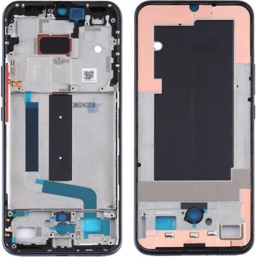 Originele bezelplaat middenframe voor Xiaomi Mi 10 Lite 5G (zwart)
