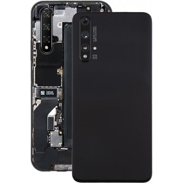 Originele batterij achterkant met cameralensdeksel voor Huawei Nova 5T (zwart)