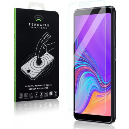 Screenprotector voor Samsung Galaxy A7 (2018), tempered glass (glazen screenprotector)