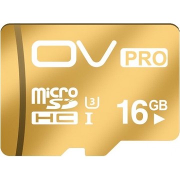 Let op type!! OV 16 GB 30/90 W/R U3 Gold High Speed TF (micro SD) geheugenkaart