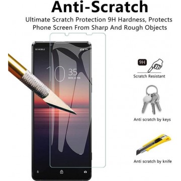 Sony Xperia 1 II Screenprotector Glas - Tempered Glass Screen Protector - 1x AR QUALITY