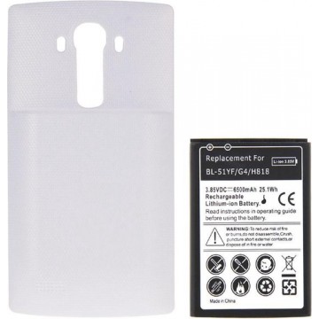 BL-51YH 3.85 V / 6500 mAh RD Hoge Capaciteit Li-ion Batterij en Achterdeur Cover Vervanging voor LG G4 / H818