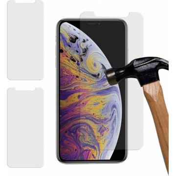 MP case 3 Stuks iPhone Xs Max Tempered Glass Screen Protector glas folie 9H
