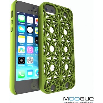 iPhone 5/5s - 3D print hoesje - Groen - Sparkly
