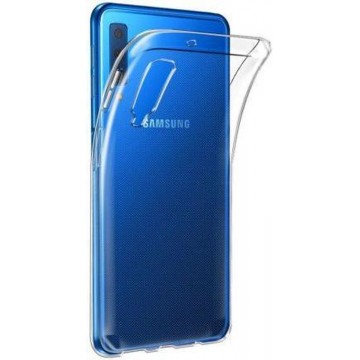 Samsung Galaxy A7 2018 Hoesje Transparant - Siliconen Case