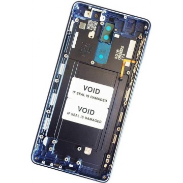 Nokia 8 Dual Sim (TA-1004) Achterbehuizing, Tempered Blue/Blauw, 20NB1LW0019