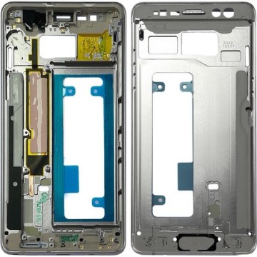 Middenkaderplaat voor Galaxy Note FE, N935, N935F / DS, N935S, N935K, N935L (zilver)