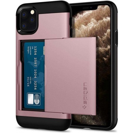 Spigen Slim Armor CS Apple iPhone 11 Pro Hoesje - Rose Gold