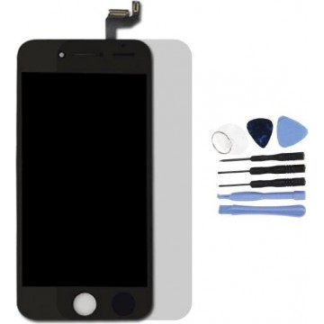 Voor Apple iPhone 6S 4.7" - A+ LCD scherm Zwart + Tools & Screenguard