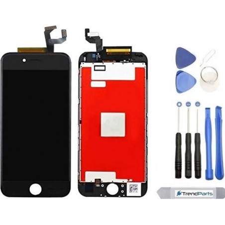 TrendParts® LCD scherm voor iPhone 6S originele kwaliteit compleet Zwart / Black incl. Tools