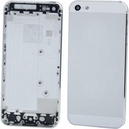 Let op type!! Original Back Cover for iPhone 5 (Silver)