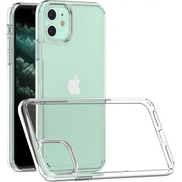 Apple iPhone 12 Transparant Siliconen Hoesje - Apple iPhone 12 Transparant Silicone Case - Apple iPhone 12 Transparant Backcover