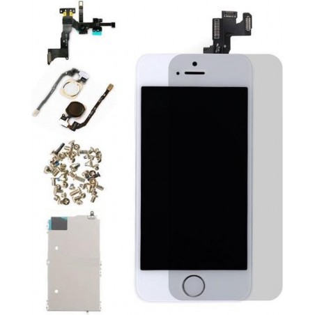 Voor Apple iPhone 5 - AAA+ Voorgemonteerd LCD scherm Wit & Screen Guard