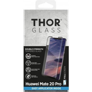 THOR Full Screenprotector + Apply Frame voor Huawei Mate 20 Pro - Zwart
