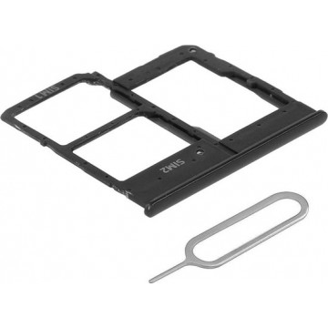 MMOBIEL Sim Tray Kaart Houder Nano Slot voor Samsung Galaxy A20e / A202 (ZWART)