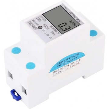 Let op type!! DDS528 5-32A 230V 50Hz Single-phase Household DIN Rail Electronic Multi-function Energy Meter