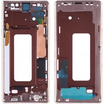 Middenframe bezelplaat met zijtoetsen voor Samsung Galaxy Note9 SM-N960F / DS, SM-N960U, SM-N9600 / DS (goud)