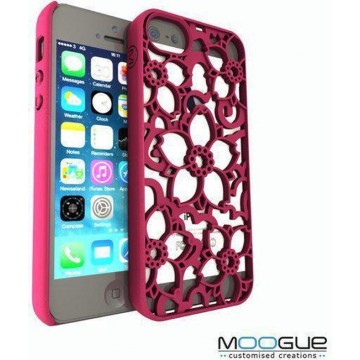 iPhone 5/5s - 3D print hoesje - Roze - Cherry Blossom
