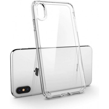 Hoesje Apple iPhone Xs - Spigen Ultra Hybrid Case - Transparant