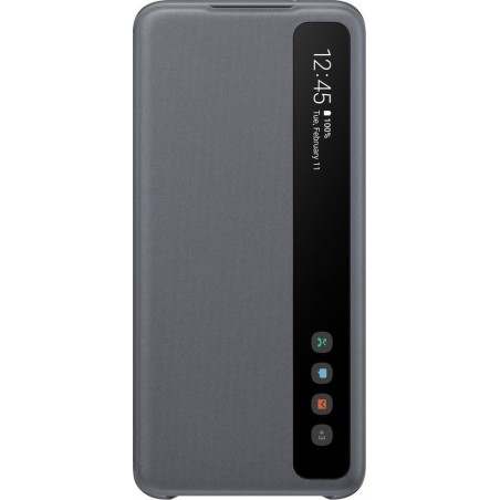 Samsung Clear View Cover - Samsung Galaxy S20 - Grijs