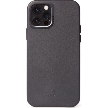 Decoded Leather Back Cover Apple iPhone 12 /12 Pro Black