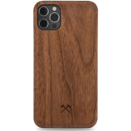 Woodcessories Slim Case voor iPhone 12 / 12 Pro - Wood - Walnut