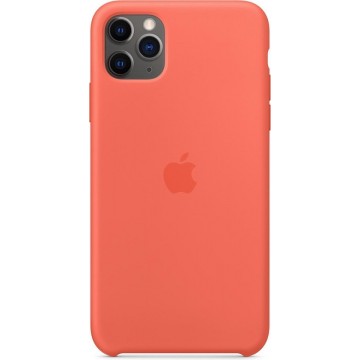 Apple Silicone Backcover iPhone 11 Pro Max hoesje - Clementine Orange