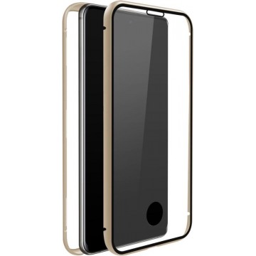 White Diamonds Cover 360° Glass voor Samsung Galaxy S20 Plus, goud