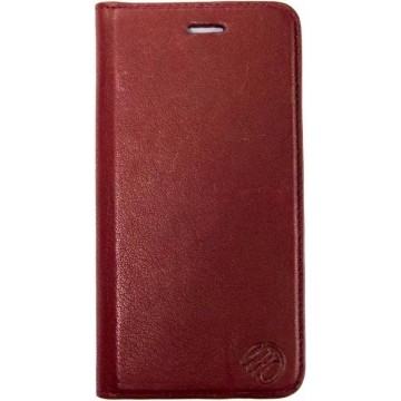 Imoshion Leren Wallet iPhone 6(s) - Bruin / Rood