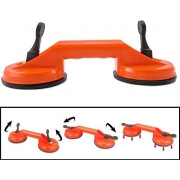 Let op type!! Double Suction Cup Dent Puller Glass Handle Repair Tool for PC / Laptop / iMac / LCD TV  Diameter: 11.5cm