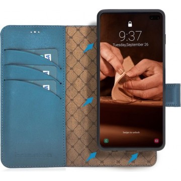 Bouletta Uitneembare 2-in-1 BookCase Samsung Galaxy S10 Midnight Blue