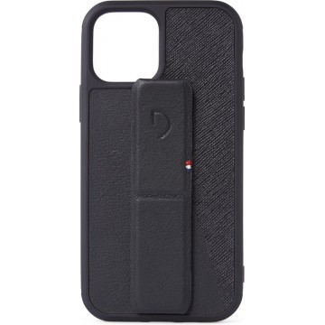 DECODED Stand Case Split iPhone 12 / 12 Pro, Stand-Functie, Strap Case, Knoppen, Minimaal Design [ Zwart ]