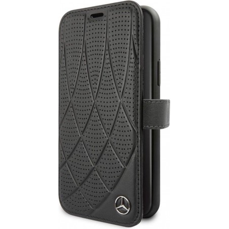iPhone 11 Pro Bookcase hoesje - Mercedes-Benz - Effen Zwart - Leer