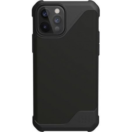 UAG Metropolis LT Apple iPhone 12 / 12 Pro Hoesje PU  - Zwart