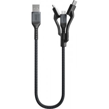 Nomad USB-A naar Universeel kabel met Kevlar® - 0.3M - 12W