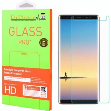 DrPhone Note 8 Glas - Glazen Screen protector - Tempered Glass 2.5D 9H (0.26mm)