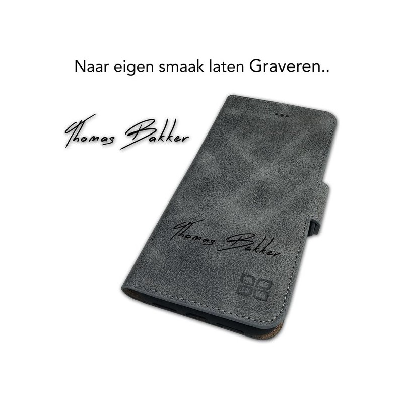 prinses logboek Wees Bouletta Lederen Apple iPhone 11 Pro Max Hoesje - Book Case - 'Persoonlijke  Gravering' met Tekst/Initialen - Elektronica - telefoonshop.net 35% Korting!