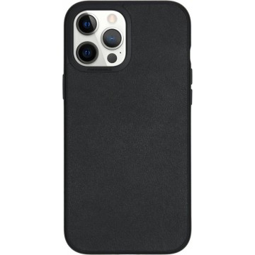 RhinoShield SolidSuit Backcover iPhone 12 Pro Max hoesje - Leather Black