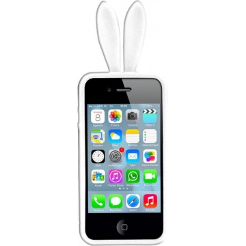 Telefoon Hoesje Konijnen Oortjes - iPhone 5 - Wit