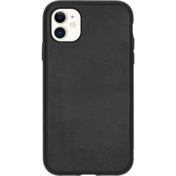 RhinoShield SolidSuit Backcover iPhone 11 hoesje - Leather Black