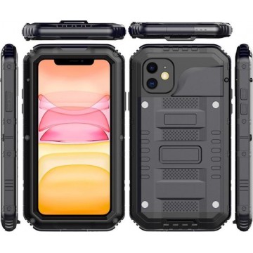 Waterdichte en schokbestendig hardcase all-round iPhone 11 - zwart