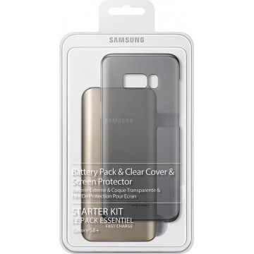 Samsung batterijkit(cover+SP+5.2 powerbank+kabel) - zwart - voor Samsung S8 Plus