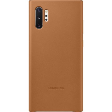 Samsung Galaxy Note 10+ Leather Cover Camel