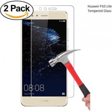Paxx® 2 pack Screenprotector/Tempered Glass/Glazen voor Huawei P10 Lite