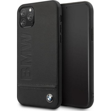 BMW Signature Leather Hard Case - Apple iPhone 11 Pro (5.8'') - Zwart