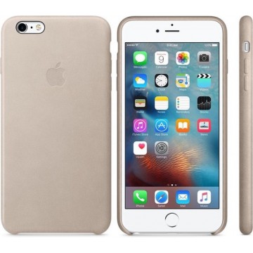 Apple Leren Hoesje voor iPhone 6/6s Plus - Stone